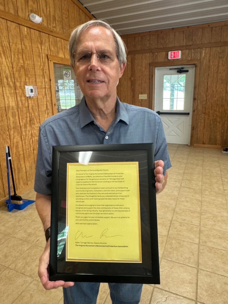 Track Chaplain Jay Hurley Arranges Hygiene Bag Giveaway for Colonial ...